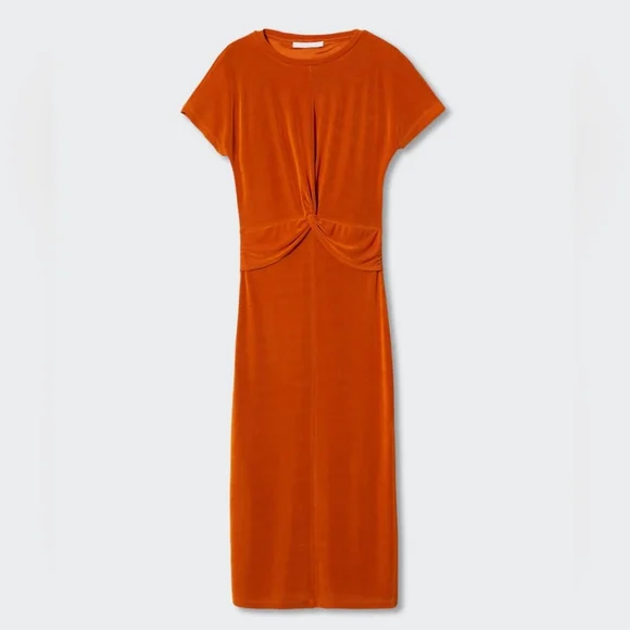 MANGO Knot dress - Picture 4 of 4